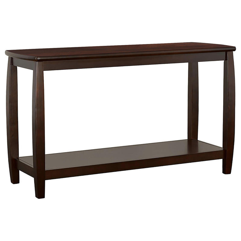 Dixon Rectangular Sofa Table with Lower Shelf Espresso - Theo's Factory Direct Mattress & Furniture (Columbus, OH)