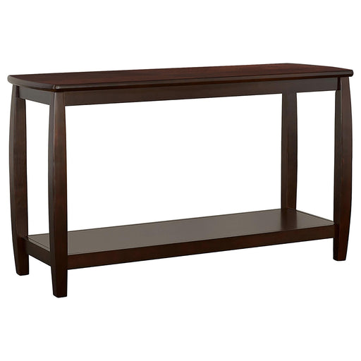Dixon Rectangular Sofa Table with Lower Shelf Espresso - Theo's Factory Direct Mattress & Furniture (Columbus, OH)