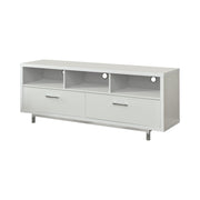 Casey 2-drawer Rectangular TV Console White - Theo's Factory Direct Mattress & Furniture (Columbus, OH)