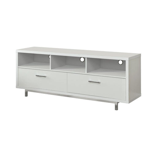 Casey 2-drawer Rectangular TV Console White - Theo's Factory Direct Mattress & Furniture (Columbus, OH)