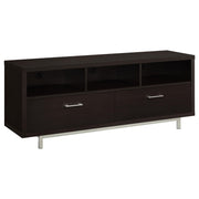 Casey 2-drawer Rectangular TV Console Cappuccino - Theo's Factory Direct Mattress & Furniture (Columbus, OH)