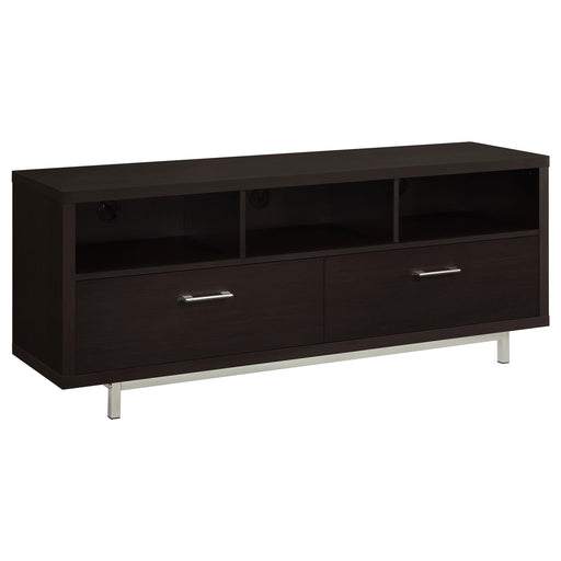 Casey 2-drawer Rectangular TV Console Cappuccino - Theo's Factory Direct Mattress & Furniture (Columbus, OH)