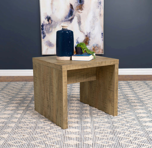 Lynette Square Engineered Wood End Table Mango - Theo's Factory Direct Mattress & Furniture (Columbus, OH)