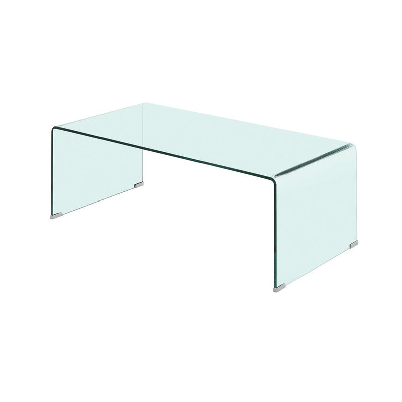 Ripley Rectangular Coffee Table Clear - Theo's Factory Direct Mattress & Furniture (Columbus, OH)
