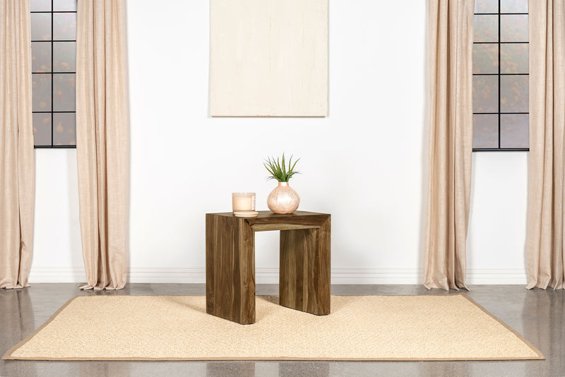 Odilia Rectangular Solid Wood End Table Auburn - Theo's Factory Direct Mattress & Furniture (Columbus, OH)