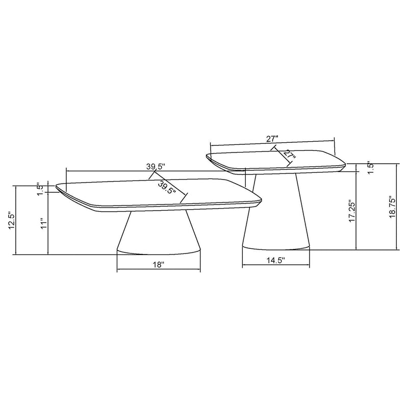 Eason Coffee Table Set - Theo's Factory Direct Mattress & Furniture (Columbus, OH)