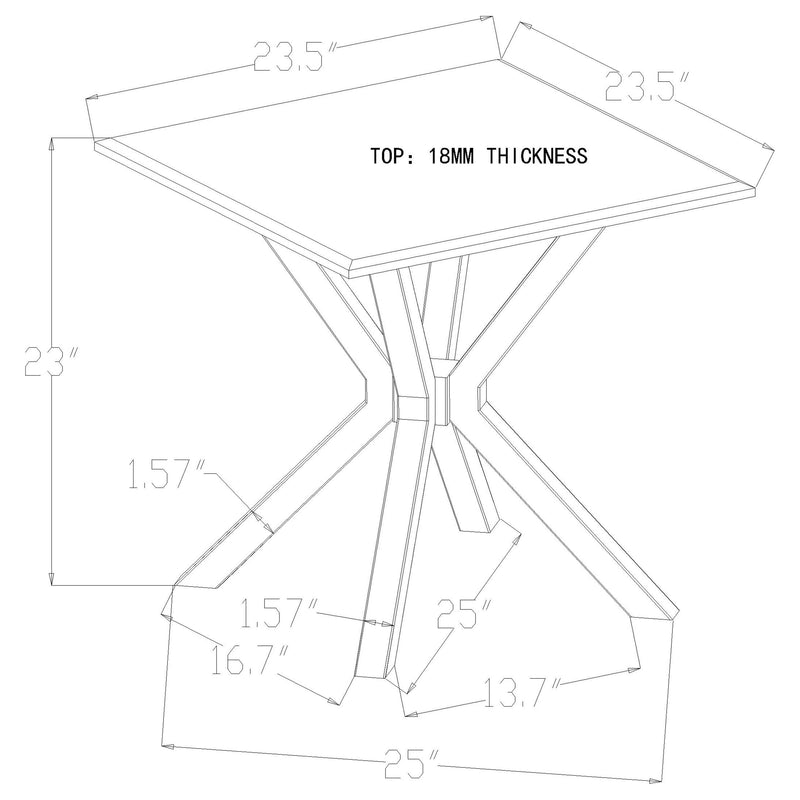 Visalia End & Side Table - Theo's Factory Direct Mattress & Furniture (Columbus, OH)
