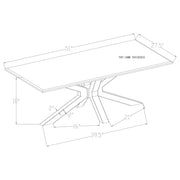 Visalia Coffee Table - Theo's Factory Direct Mattress & Furniture (Columbus, OH)