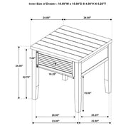 Concord End & Side Table - Theo's Factory Direct Mattress & Furniture (Columbus, OH)
