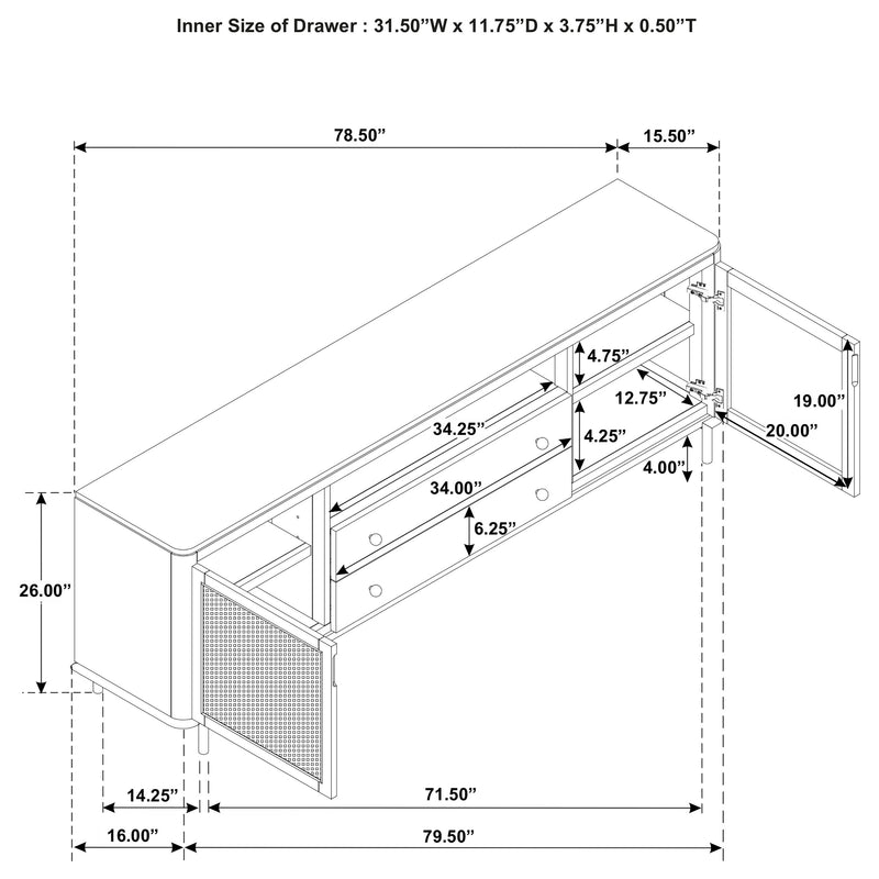 Arini TV Stand - Theo's Factory Direct Mattress & Furniture (Columbus, OH)
