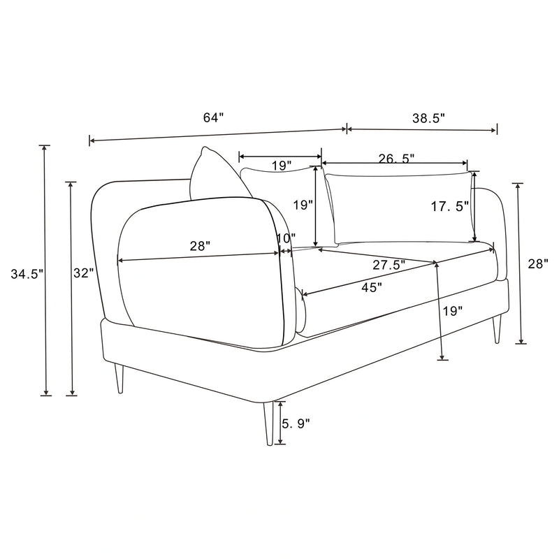 Jade Loveseat