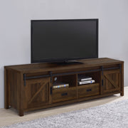 Madra Rectangular TV Console with 2 Sliding Doors - Theo's Factory Direct Mattress & Furniture (Columbus, OH)