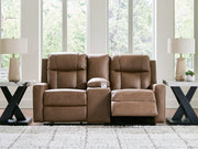 Mackmenville Reclining Loveseat with Console - Theo's Factory Direct Mattress & Furniture (Columbus, OH)