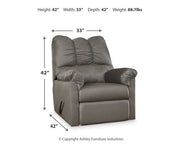 Darcy Recliner - Theo's Factory Direct Mattress & Furniture (Columbus, OH)