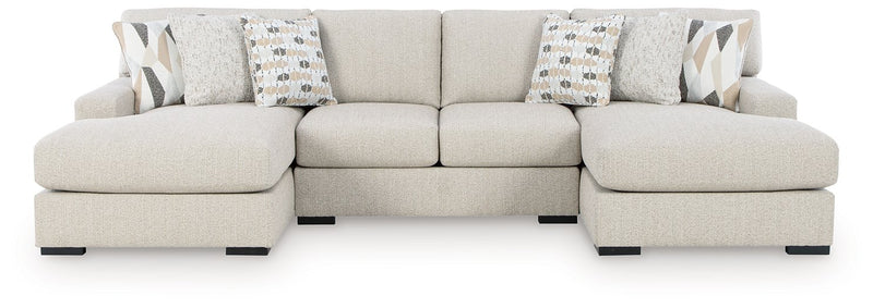 Laurelgrove Double Chaise Sectional - Theo's Factory Direct Mattress & Furniture (Columbus, OH)