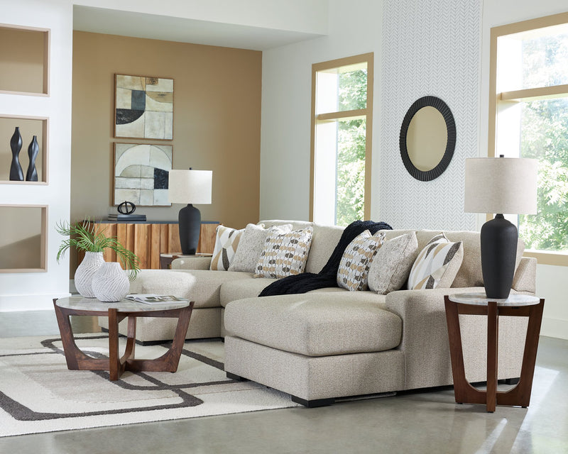 Laurelgrove Double Chaise Sectional - Theo's Factory Direct Mattress & Furniture (Columbus, OH)