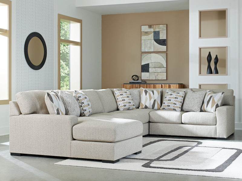Laurelgrove Sectional with Chaise - Theo's Factory Direct Mattress & Furniture (Columbus, OH)