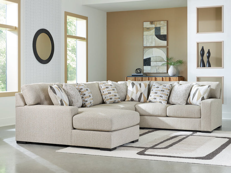 Laurelgrove Sectional with Chaise - Theo's Factory Direct Mattress & Furniture (Columbus, OH)
