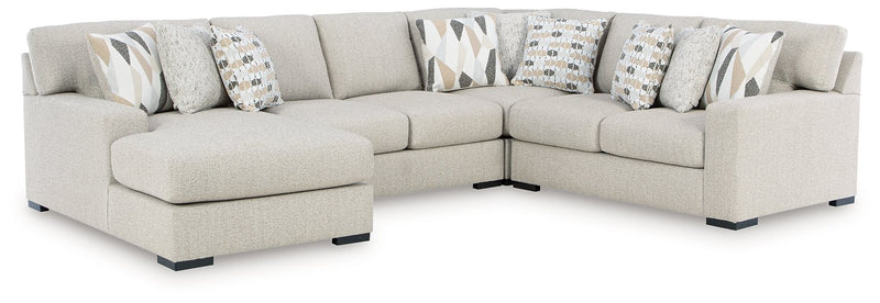 Laurelgrove Sectional with Chaise - Theo's Factory Direct Mattress & Furniture (Columbus, OH)