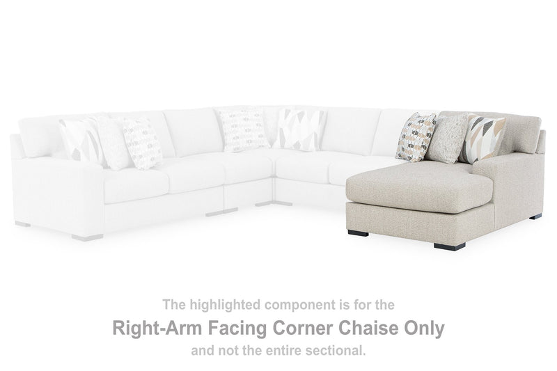 Laurelgrove Sectional Sofa Chaise - Theo's Factory Direct Mattress & Furniture (Columbus, OH)