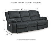 Draycoll Power Reclining Sofa - Theo's Factory Direct Mattress & Furniture (Columbus, OH)