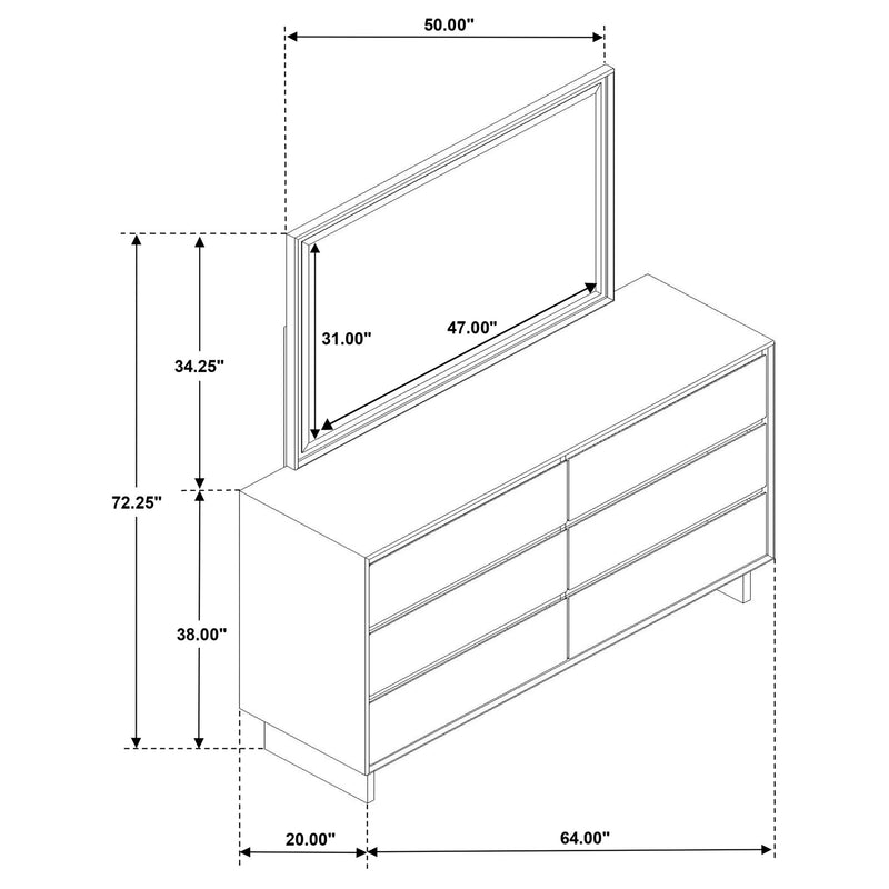 Glenwood Dresser with Mirror