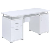 Tracy 2-drawer Computer Desk White - Theo's Factory Direct Mattress & Furniture (Columbus, OH)