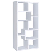 Theo 10-shelf Bookcase White - Theo's Factory Direct Mattress & Furniture (Columbus, OH)