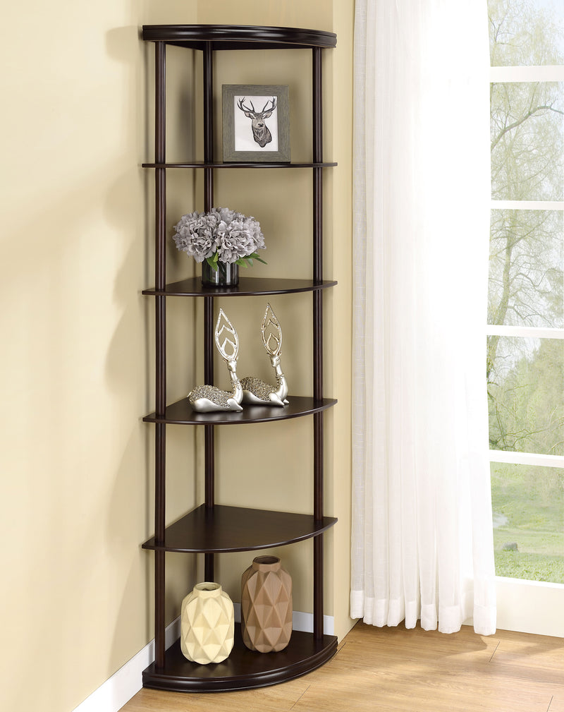 Bonwick Corner Bookshelf - Theo's Factory Direct Mattress & Furniture (Columbus, OH)