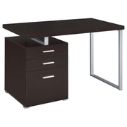 Brennan 3-drawer Office Desk Cappuccino - Theo's Factory Direct Mattress & Furniture (Columbus, OH)