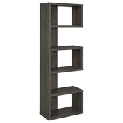 Joey 5-tier Bookcase Weathered Grey - Theo's Factory Direct Mattress & Furniture (Columbus, OH)