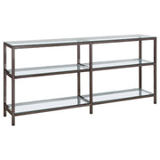 Kate 2-tier Bookcase Black Nickel - Theo's Factory Direct Mattress & Furniture (Columbus, OH)