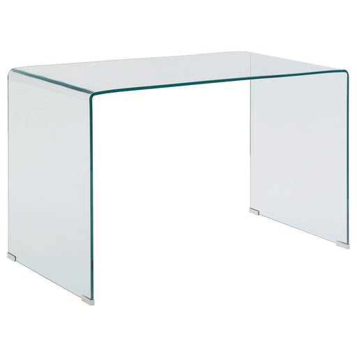 Ripley Glass Writing Desk Clear - Theo's Factory Direct Mattress & Furniture (Columbus, OH)