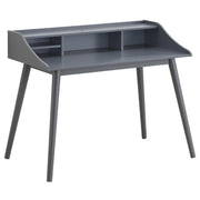 Percy 4-compartment Writing Desk Grey - Theo's Factory Direct Mattress & Furniture (Columbus, OH)
