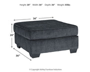Altari Oversized Accent Ottoman - Theo's Factory Direct Mattress & Furniture (Columbus, OH)