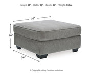 Altari Oversized Accent Ottoman - Theo's Factory Direct Mattress & Furniture (Columbus, OH)