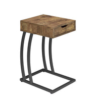 Troy Accent Table with Power Outlet Antique Nutmeg - Theo's Factory Direct Mattress & Furniture (Columbus, OH)