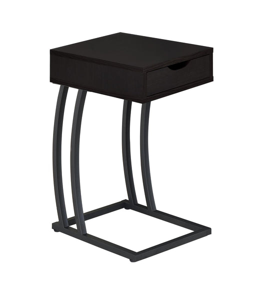 Troy Accent Table with Power Outlet Cappuccino - Theo's Factory Direct Mattress & Furniture (Columbus, OH)