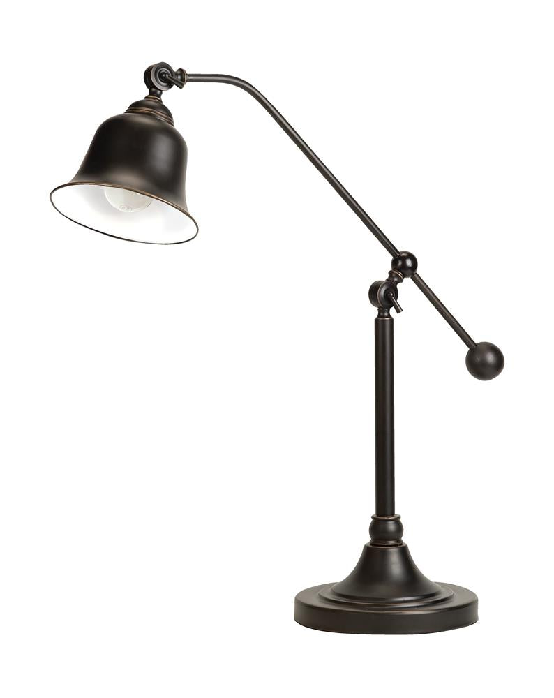 Eduardo Bell Shade Table Lamp Dark Bronze - Theo's Factory Direct Mattress & Furniture (Columbus, OH)