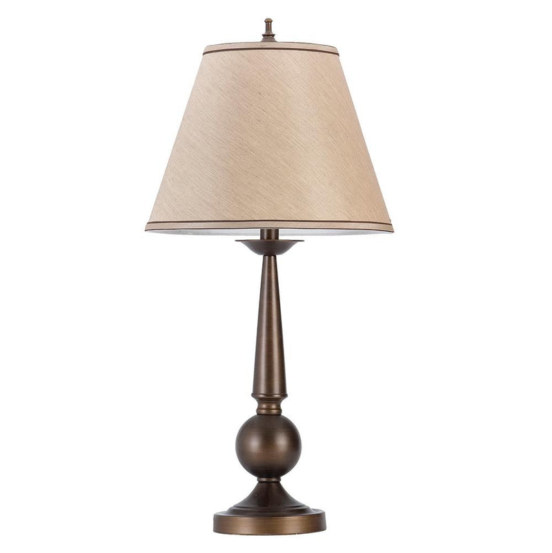 Ochanko Cone shade Table Lamps Bronze and Beige (Set of 2) - Theo's Factory Direct Mattress & Furniture (Columbus, OH)