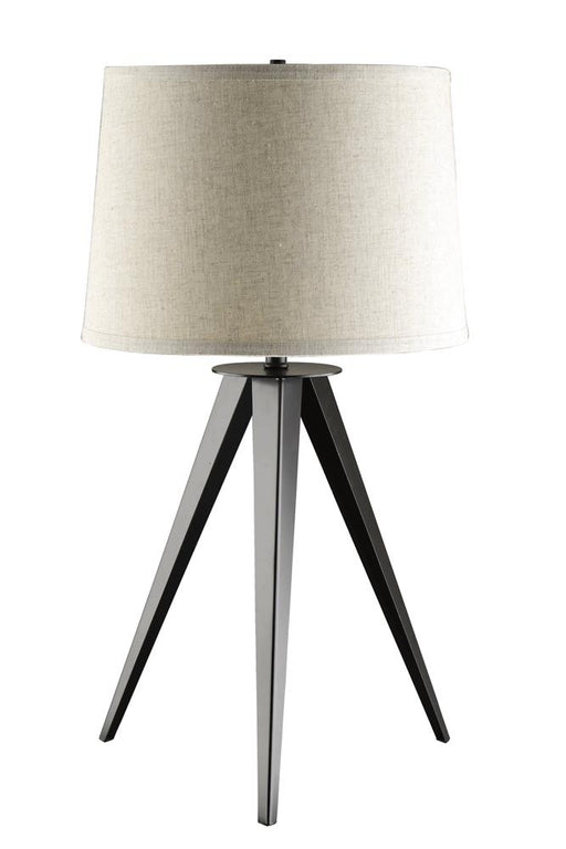 Sabat Tripod Base Table Lamp Black and Light Grey - Theo's Factory Direct Mattress & Furniture (Columbus, OH)