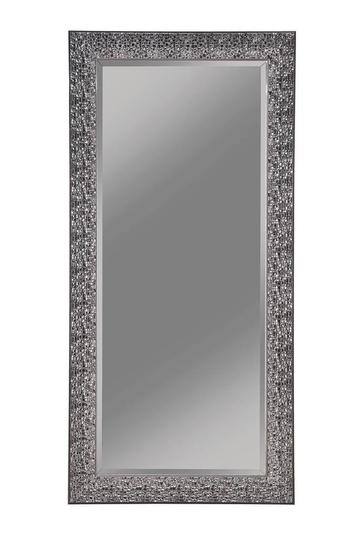 Rollins Rectangular Floor Mirror Black - Theo's Factory Direct Mattress & Furniture (Columbus, OH)