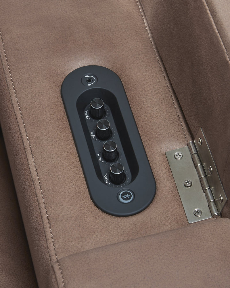 Lorrenton Power Glider Recliner with Audio System - Theo's Factory Direct Mattress & Furniture (Columbus, OH)