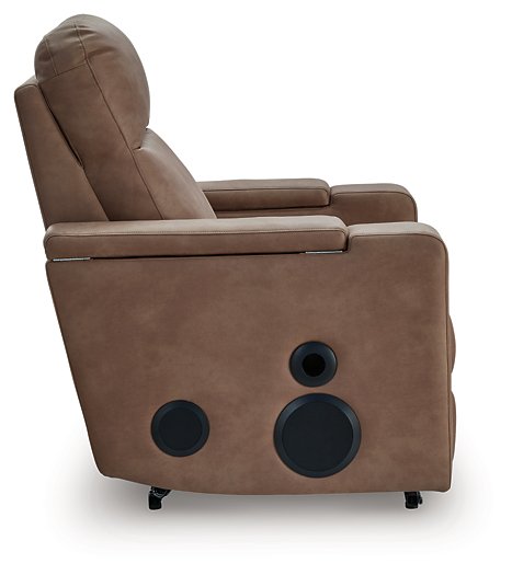 Lorrenton Power Glider Recliner with Audio System - Theo's Factory Direct Mattress & Furniture (Columbus, OH)