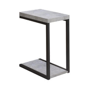 Beck Accent Table Cement and Black - Theo's Factory Direct Mattress & Furniture (Columbus, OH)