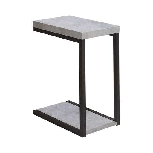 Beck Accent Table Cement and Black - Theo's Factory Direct Mattress & Furniture (Columbus, OH)