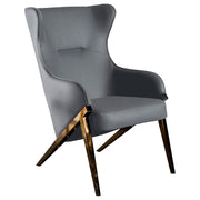 Walker Upholstered Accent Chair Slate and Bronze - Theo's Factory Direct Mattress & Furniture (Columbus, OH)