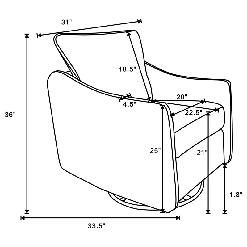 Madia Accent Chair - Theo's Factory Direct Mattress & Furniture (Columbus, OH)