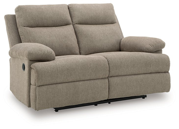 Side-Swipe Reclining Loveseat - Theo's Factory Direct Mattress & Furniture (Columbus, OH)