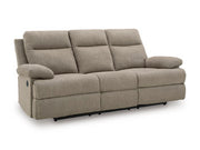 Side-Swipe Reclining Sofa with Drop Down Table - Theo's Factory Direct Mattress & Furniture (Columbus, OH)